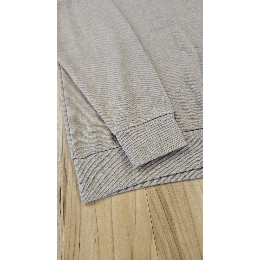 US Polo Assn. Men's Textured Quarter Zip Sweater Sz Large Tan / Brown - Picture 6 of 12